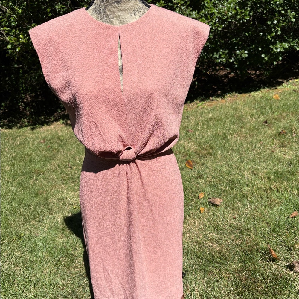 Elegant Hoss Peach Colored Midi Dress Size 38